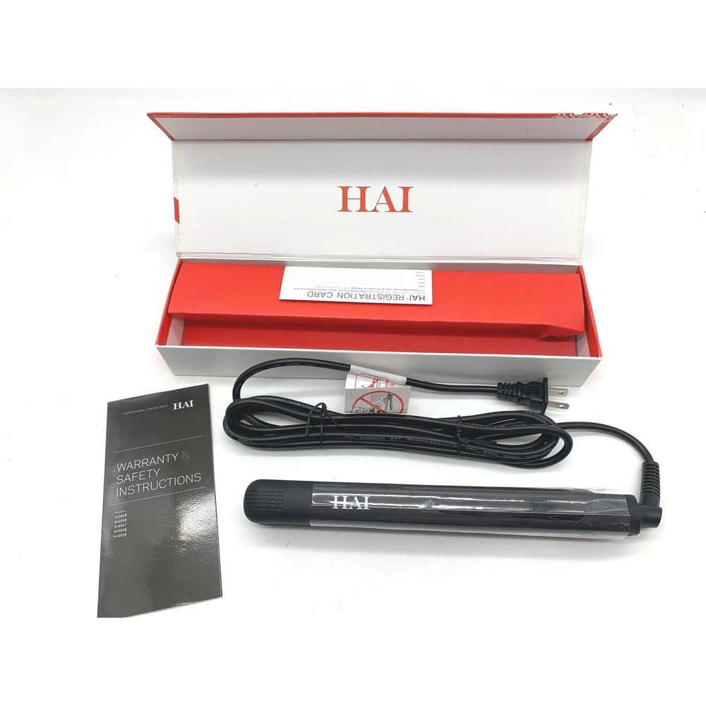 HAI 1.0 NEO Styling Iron 1 Inch Tourmaline Ceramic Flat Iron H-0319 NIB